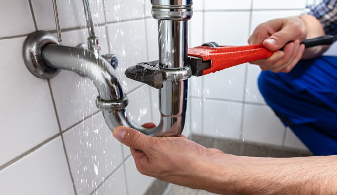 repairing leaky faucet