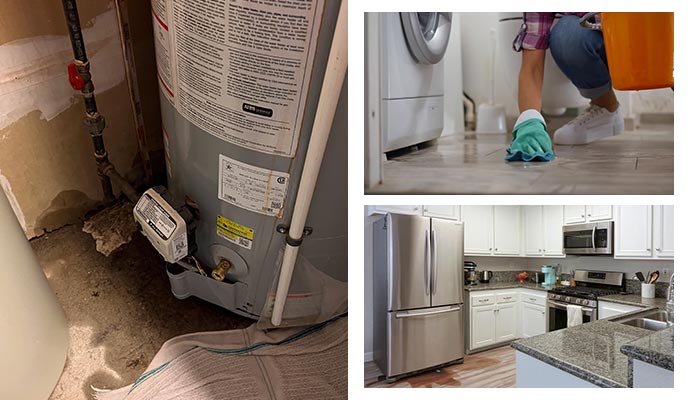 appliance leak cleanup service in Bridgewater