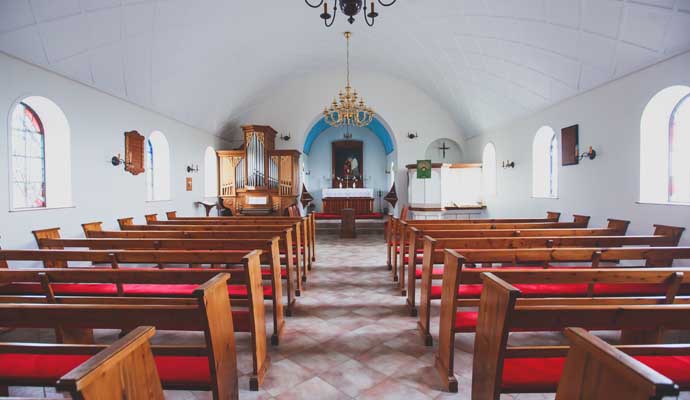 A church interior