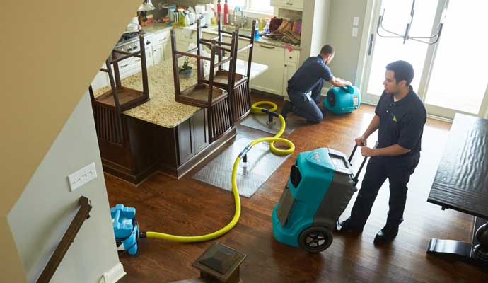 Water damage restoration