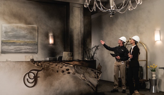 fire damage restoration services are available