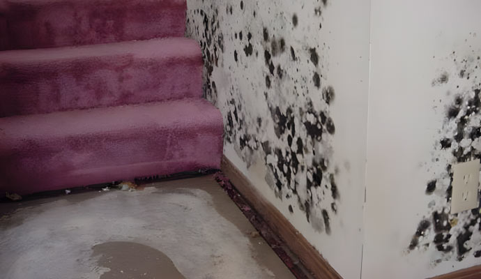mold from water damage making