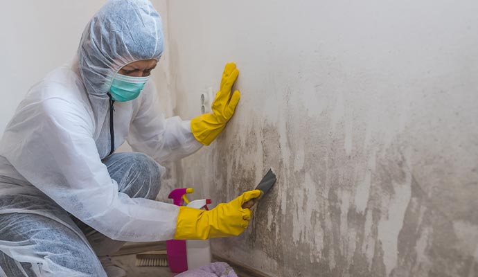 Professional mold removing